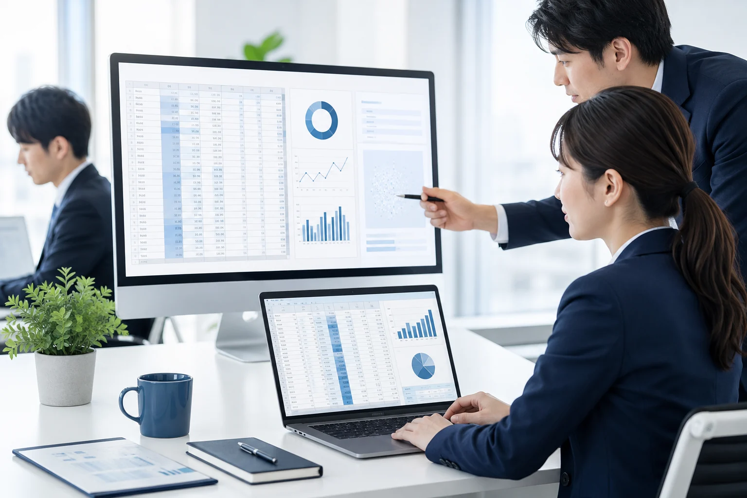 AIを使ったExcel・データ整理の業務イメージ