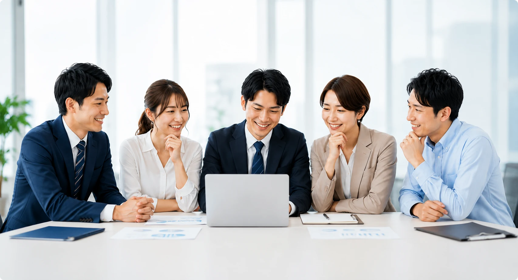 AI研修を通じて業務活用を進める企業チーム